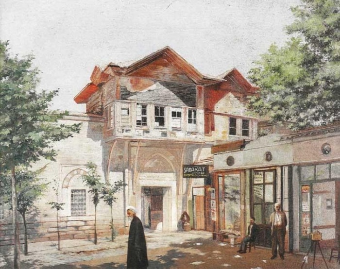 Ahmet Ziya Akbulut Beyazıt sahaflar ve eski imaret binası