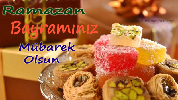 Resimli ramazan bayramı tebrik mesajları