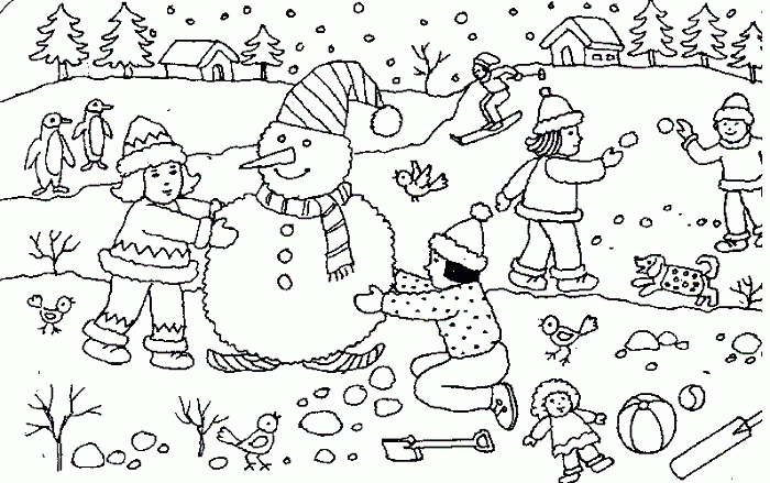 kardan adam boyama sayfası 6