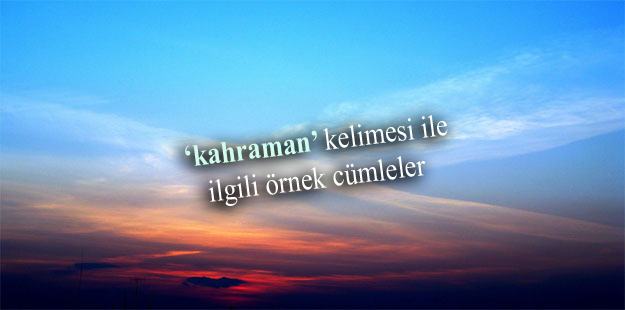 kahraman